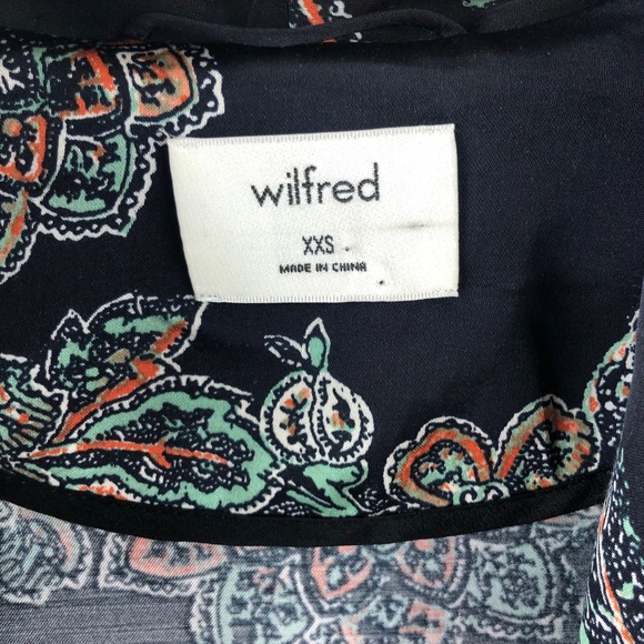 Wilfred Pilier Paisley Floral Robe w/Silk XXS - Picture 4 of 12